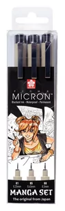 Talens Sakura, zestaw cienkopisów, Pigma Micron, 3 sztuki - Przybory szkolne - miniaturka - grafika 1