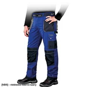 Odzież robocza - Leber & Hollman INNY Spodnie ochronne do pasa 46 niebiesko-czarno-szary 115L709 - miniaturka - grafika 1