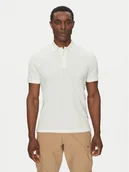 Koszulki męskie - Napapijri Polo E-Amundsen NP0A4IN9 Écru Regular Fit - miniaturka - grafika 1