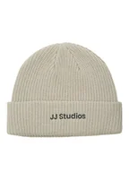 Czapki męskie - Jack & Jones Czapka beanie w kolorze beżowym - miniaturka - grafika 1
