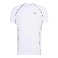 Koszulki męskie - Męska Koszulka z krótkim rękawem FILA LEXOW RAGLAN FAM0317-10001 – Biały - miniaturka - grafika 1