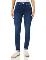 Spodnie damskie - ONLY Onlpower-royal Hw Push Up Skinny DNM EXT dżinsy damskie, niebieski (Dark Blue Denim), (M) W / 32L - miniaturka - grafika 1