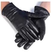 Rękawiczki - Damskie Rękawiczki skórzane ocieplane Dotykowe 'miś' RKW11A-L rozm.L - miniaturka - grafika 1