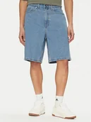 Spodenki męskie - Vans Szorty jeansowe Check-5 VN000C9V Niebieski Baggy Fit - miniaturka - grafika 1