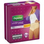 Pieluchy dla dorosłych - DEPEND PANTS Super rozmiar XL Women Majtki na nietrzymanie moczu dla kobiet, 9 szt - >>> DARMOWA od 99zł <<< w 24h ! - miniaturka - grafika 1