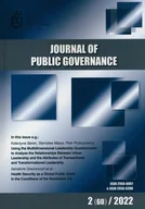 Czasopisma - Journal of Public Governance 2 60 2022 - miniaturka - grafika 1