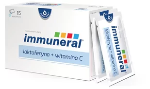 Oleofarm Immuneral laktoferyna+witamina c x 15 sasz - Suplementy diety - miniaturka - grafika 1