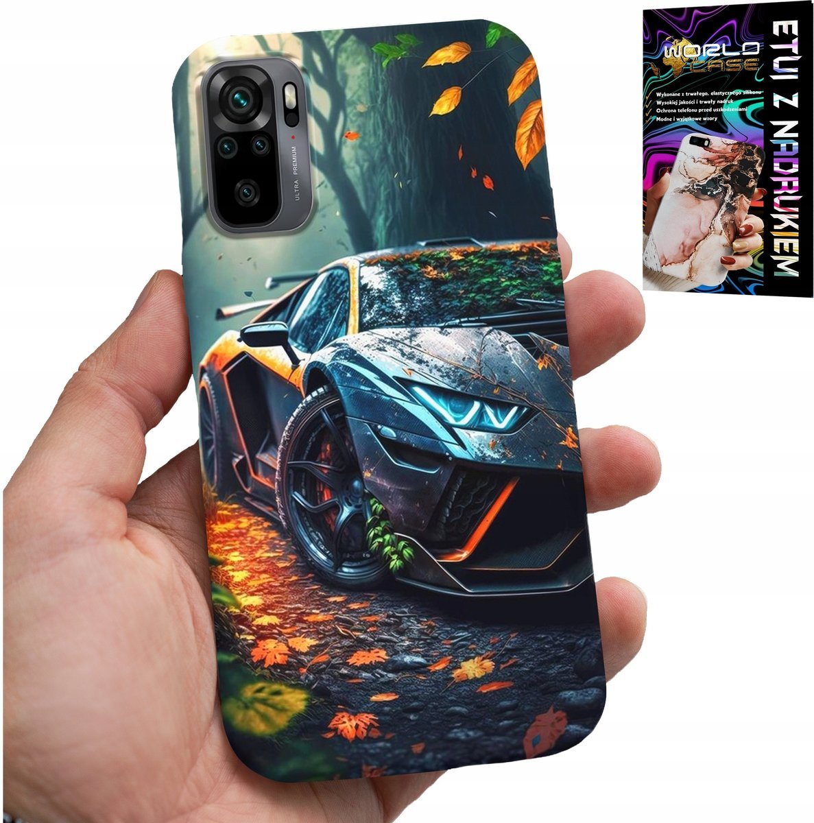 ETUI DO XIAOMI NOTE 10 / 10S - LUKSUSOWE SAMOCHODY SUPER AUTA WZORY