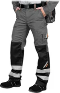 Odzież robocza - Spodnie ochronne do pasa stalowo-czarno-pomarańczowy roz.46 - miniaturka - grafika 1