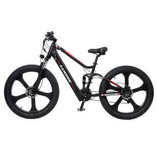 RANDRIDE YX90M Electric Bike, 26'' Fat Tire, 1000W Brushless Motor, 48V13.6Ah Battery, 45km/h Max Speed, 100km Range, LCD Displ - Rowery elektryczne - miniaturka - grafika 2