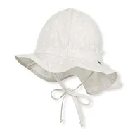 Czapki damskie - Czapka Sterntaler z Visor and Neck Ochronna Czapka dla Dziewczynki, Beżowy (Ecru 908), XX-Large (Taille fabricant: 43) - miniaturka - grafika 1