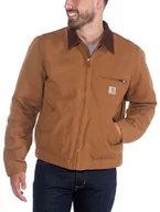 Kurtki męskie - Kurtka Carhartt Duck Detroit Jacket Brown - miniaturka - grafika 1