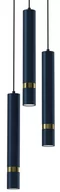 Lampy sufitowe - Lampa wisząca JOKER NAVY BLUE/GOLD 3xGU10 - miniaturka - grafika 1