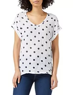 Bluzki damskie - Bonamaison Bluzka damska, Biały/granatowy, 34 - miniaturka - grafika 1