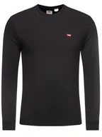 Koszulki męskie - Levi's® Longsleeve Housemark Tee 72848-0009 Czarny Regular Fit - miniaturka - grafika 1