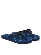 Buty dla chłopców - Tommy Hilfiger Klapki T3X8-34409-0058 Niebieski - miniaturka - grafika 1