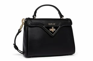 Replay Damska torba FW3580 z uchwytem, 098 Black, 098 BLACK - Torebki damskie - miniaturka - grafika 1