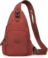 Torebki damskie - Mały plecak Torebka dla kobiet Convertible Sling Bag Mini Antykradzieżowa torba podróżna Nylon Casual Daypack () Czerwony - miniaturka - grafika 1