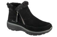 Moda i Uroda OUTLET - Skechers Easy Going - Cool Zip! 167862-BLK, Damskie, buty zimowe, Czarne - miniaturka - grafika 1