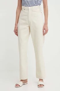 Spodnie damskie - Calvin Klein jeansy damskie high waist K20K206573 - grafika 1