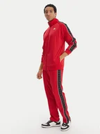 Dresy męskie - Kappa Dres 3500060 Czerwony Regular Fit - miniaturka - grafika 1