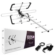 Anteny TV - Antena DVB-T Spacetronik EOS L Combo Black Aktywna - miniaturka - grafika 1