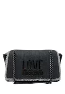 Torebki damskie - Love Moschino JC4317PP0IKQ0000, Torba Na Ramię Kobieta, Czarny, Czarny - miniaturka - grafika 1