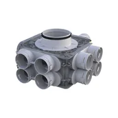 Rekuperatory i centrale - Skrzynka rozdzielcza do rekuperacji pionowy 12x75/160mm FlexiVent VENTS 5907660877896 - miniaturka - grafika 1