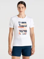 Koszulki sportowe damskie - Dare 2b Koszulka funkcyjna "Tranquility III Tee" w kolorze białym - miniaturka - grafika 1