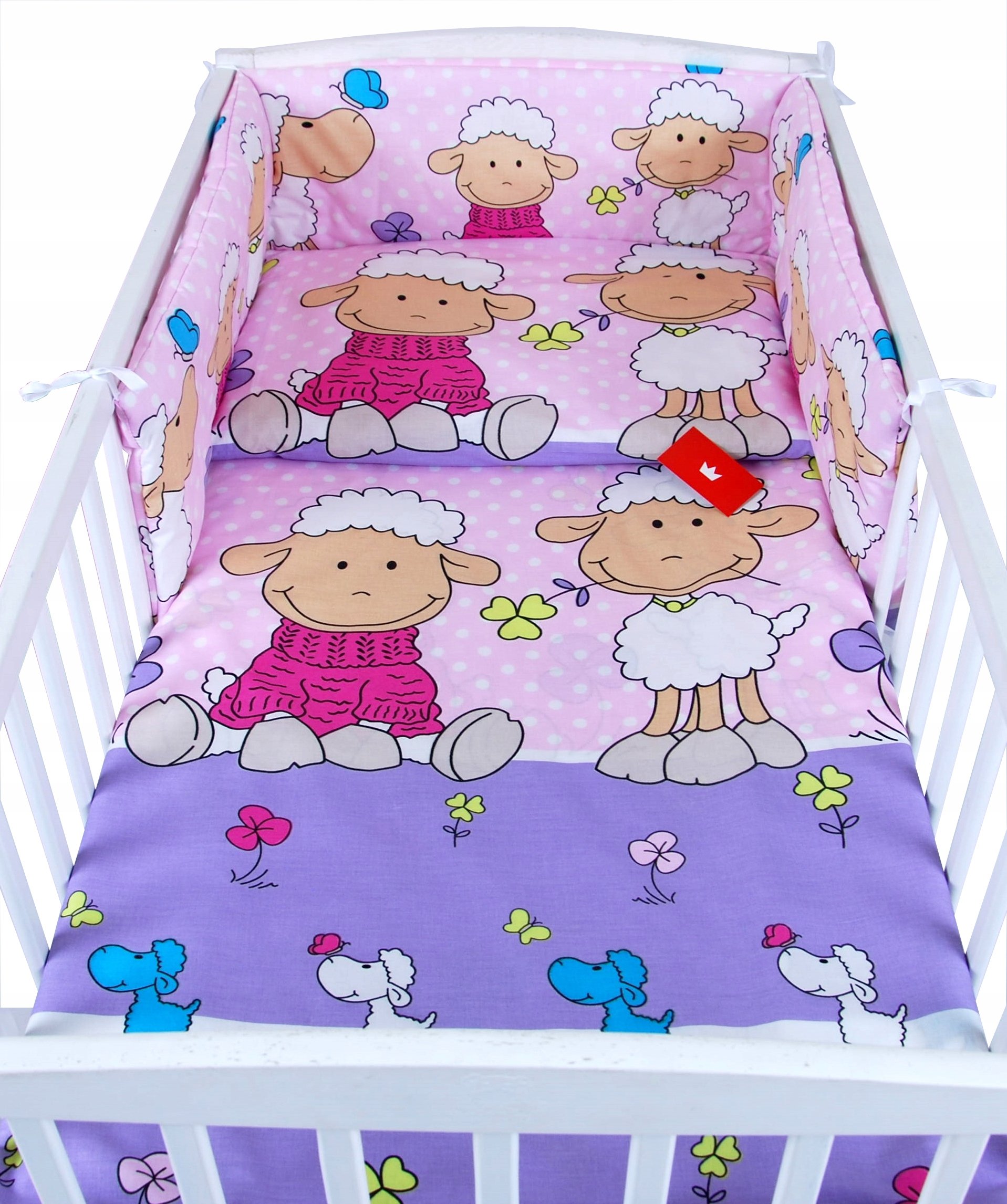 BabyLux Pościel Do Łóżeczka 140x70 Dziecięca Niemowlęca 135X100 cm 4EL N2
