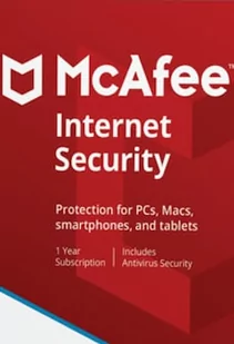 McAfee Internet Security 10 Devices 1 Year Key GLOBAL - Gry PC Cyfrowe - miniaturka - grafika 1