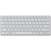 Klawiatury - Microsoft Designer Compact Keyboard Wireless Bluetooth Glacier White (21Y-00039) - miniaturka - grafika 1