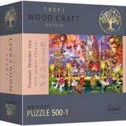 Puzzle - Trefl Puzzle drewniane 500+1 Magiczny świat - miniaturka - grafika 1