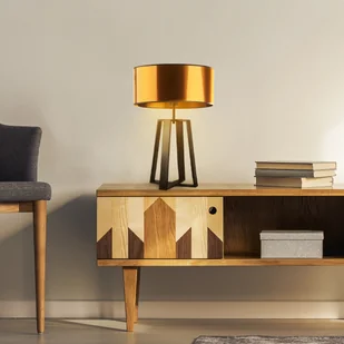 Czarna lampa stołowa do salonu w stylu loftowym THOR MIRROR - Lampy stojące - miniaturka - grafika 1