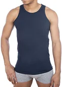Koszulki i topy damskie - Fila Męski okrągły dekolt Tank Top FU5033 MAN ROUND NECK TANK TOP 321 M, 321 Navy, M, FU5033 - miniaturka - grafika 1