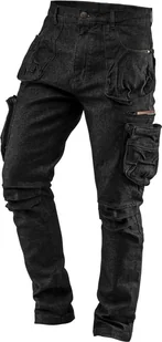 Neo Spodnie robocze 5-kieszeniowe DENIM, czarne, rozmiar M - Odzież robocza - miniaturka - grafika 1