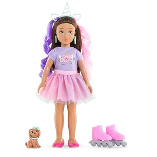 Corolle Girls - Luna Unicorn Box, lalka manekin, 28cm, 4 akcesoria, od 4 lat, 9000600250 - Manekiny wystawowe - miniaturka - grafika 1