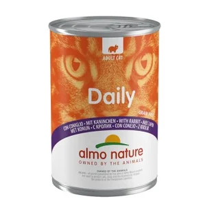 Almo nature Daily Menu 24 x 400 g Królik - Mokra karma dla kotów - miniaturka - grafika 1