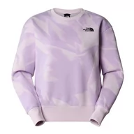 Bluzy sportowe damskie - Bluza The North Face Essential 0A881DUI61 - fioletowa - miniaturka - grafika 1