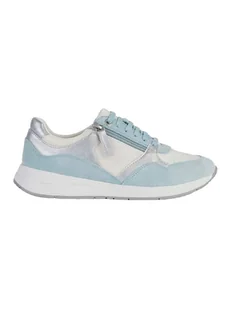 Geox Sneakersy "Bulmya" w kolorze błękitnym - Trampki damskie - miniaturka - grafika 1