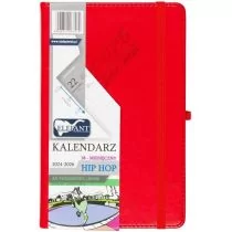 Kalendarz 2024/2026 A5 18M + notes Hip Hop czerw - Kalendarze - miniaturka - grafika 1