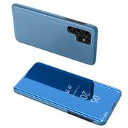 Etui i futerały do telefonów - Hurtel Clear View Case etui do Samsung Galaxy S23 Ultra pokrowiec z klapką niebieskie - miniaturka - grafika 1
