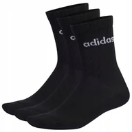 Skarpetki męskie - Skarpety adidas Linear Crew Cushioned Socks 3P czarne IC1301 40-42 - miniaturka - grafika 1