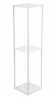 Kwietniki - Nowoczesny stojący kwietnik 100 cm biały 10-1524/100/-biały - miniaturka - grafika 1