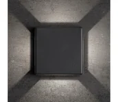 Lampy ogrodowe - Kanlux 39181 - Zewnętrzny kinkiet LED REFAZI LED/6W/230V IP54 antracyt - miniaturka - grafika 1