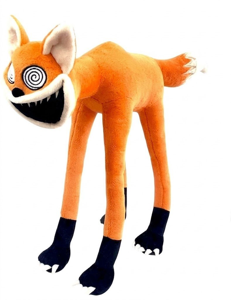 Maskotka Pluszowa Lis Potworek z Długimi Nogami 30 cm – Pomarańczowy Pluszak Kolekcjonerski