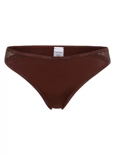 Calvin Klein - Slipy damskie, brązowy - Majtki damskie - miniaturka - grafika 1