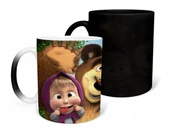 Kubki - KUBEK MAGICZNY Z NADRUKIEM-MASZA I NIEDŹWIEDŹ RÓŻNE WZORY DO WYBORU+ IMIĘ - miniaturka - grafika 1