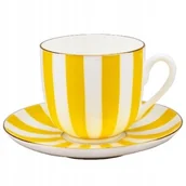 Filiżanki - Filiżanka Konwalia Żółte Paski 180ml Łomonosov - miniaturka - grafika 1