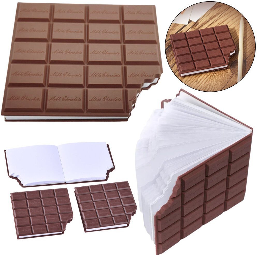 Notatnik Szkolny Biurowy Czekolada Bezliniowy Pachnący Brązowy